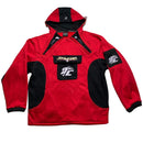 Cleanch Super Sports Vintage 90’s Baggy Red and Black Hip Hop Tracksuit (XL/2XL)