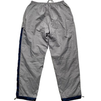 Nike Vintage Baggy Track Pant Cargo Style Shell Bottoms Navy Grey and Red (XL)