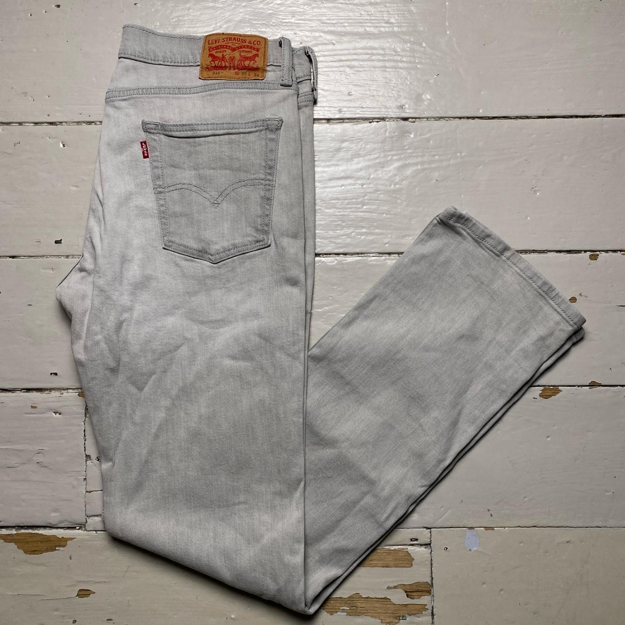 Levis 514 Silver Jeans