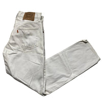 Levis 618 02 Vintage White Orange Tab Jeans (30W)
