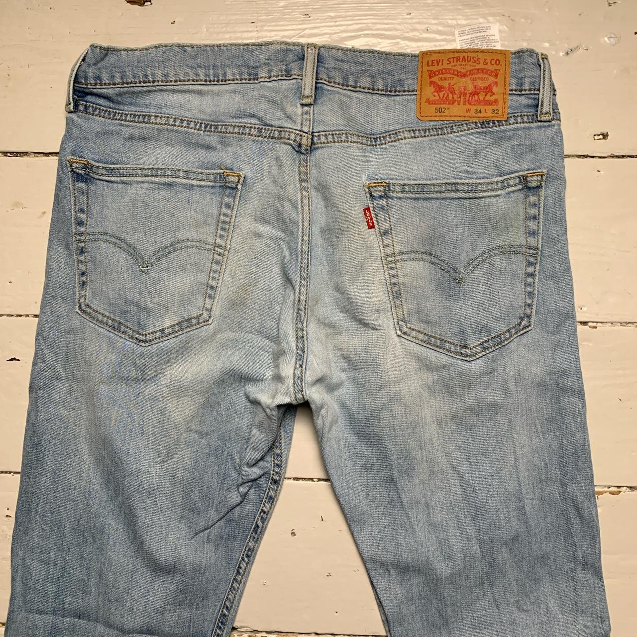 Levis 502 Light Blue Jeans