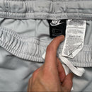 Nike Swoosh Silver and White Jogger Trackpants (L)