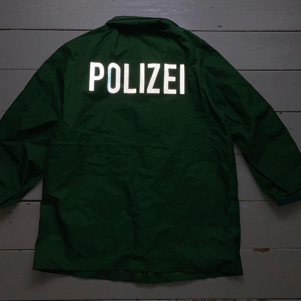 Polizei German Police Gore Tex Green Windbreaker Jacket
