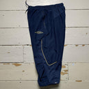 Umbro SX Vintage Navy and Golf Shell Track Pant Shorts