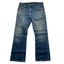 Levis 507 Navy Stonewashed Jeans (32W)