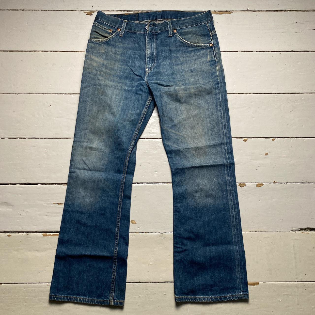 Levis 507 Navy Stonewashed Jeans