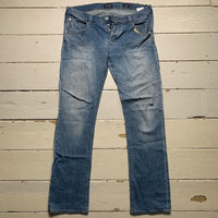 Armani J08 Slim Distressed Jeans