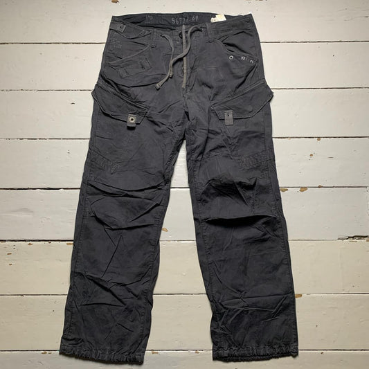 G Star Baggy Cargo Army Parachute Charcoal Combat Trousers