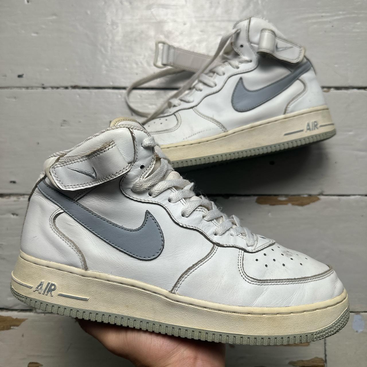 Nike Air Force 1 Mid Vintage 2003 White and Grey