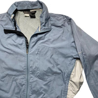 Nike Vintage Swoosh Baby Light Blue and White Shell Tracksuit Jacket (XL)