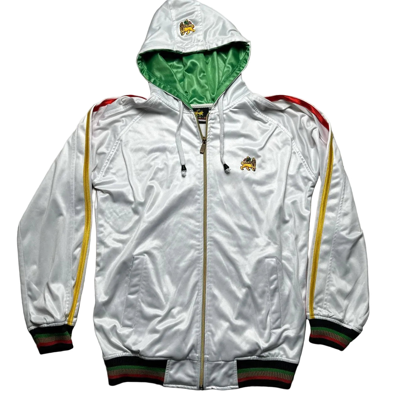 Raw Blue Rasta Full Tracksuit White Yellow Red and Green (XL)