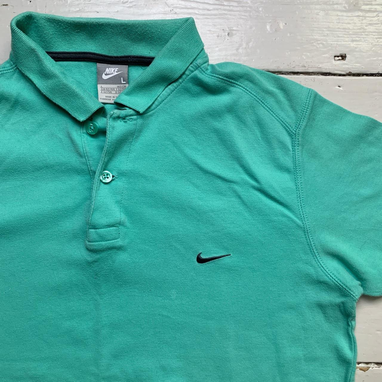Nike Swoosh Vintage Polo Green and Black