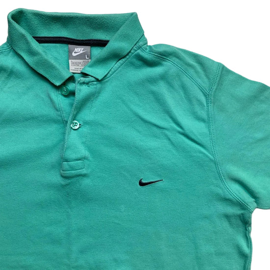 Nike Swoosh Vintage Polo Green and Black (L)