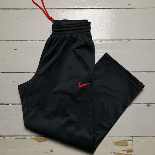 Nike Elite Therma Fit Bottoms Black and Red