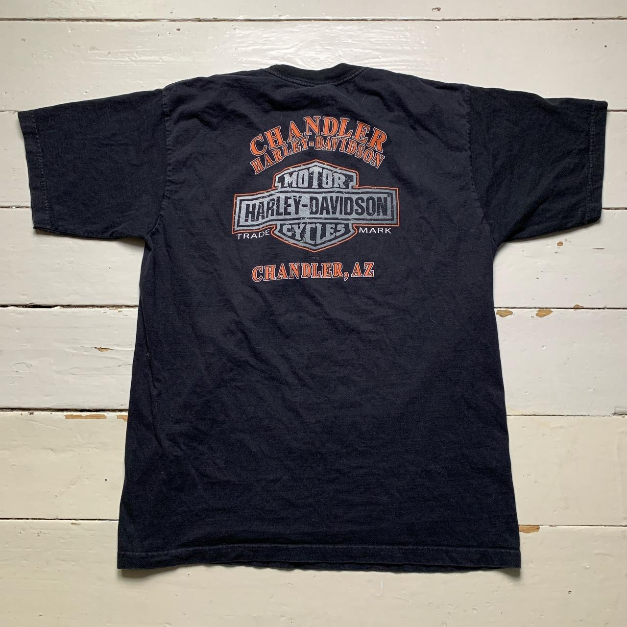 Harley Davidson Vintage Made in USA Flame T Shirt