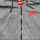 Nike Air Grey and Red Hoodie (S)