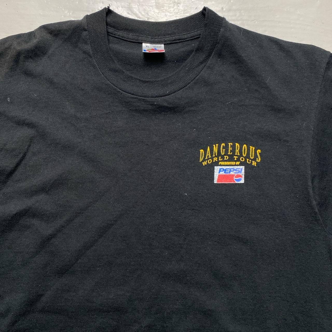 Michael Jackson Dangerous World Tour Pepsi Vintage 90’s Fruit of The Loom T Shirt