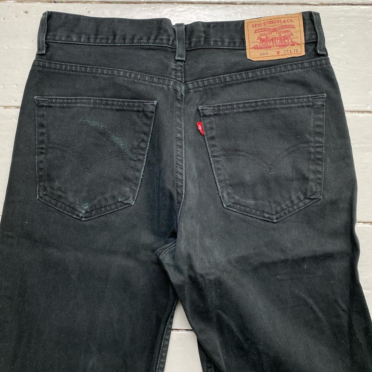 Levis 504 Vintage Black Baggy Jeans