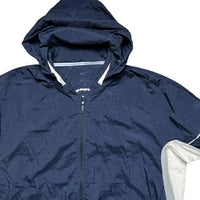 Nike Vintage Windrunner Windbreaker Lightweight Shell Jacket Navy and White (L)
