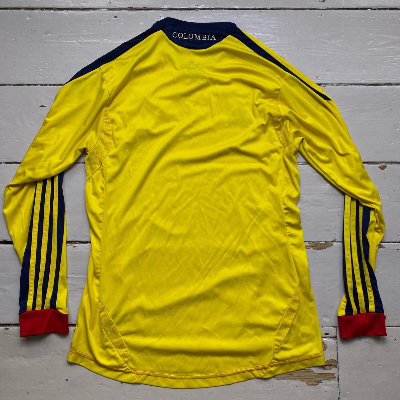 Adidas Colombia Yellow Long Sleeve Football Jersey