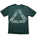 Palace Tri Ferg Bottle Green and White T Shirt (S)