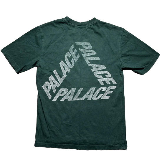 Palace Tri Ferg Bottle Green and White T Shirt (S)