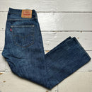 Levis 501 Navy Baggy Jeans