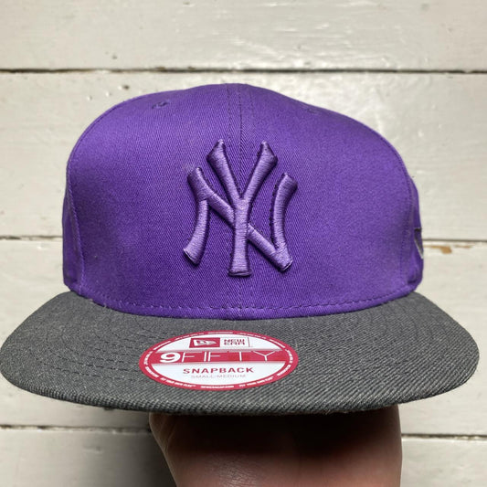 New York Yankees Purple Snapback Cap