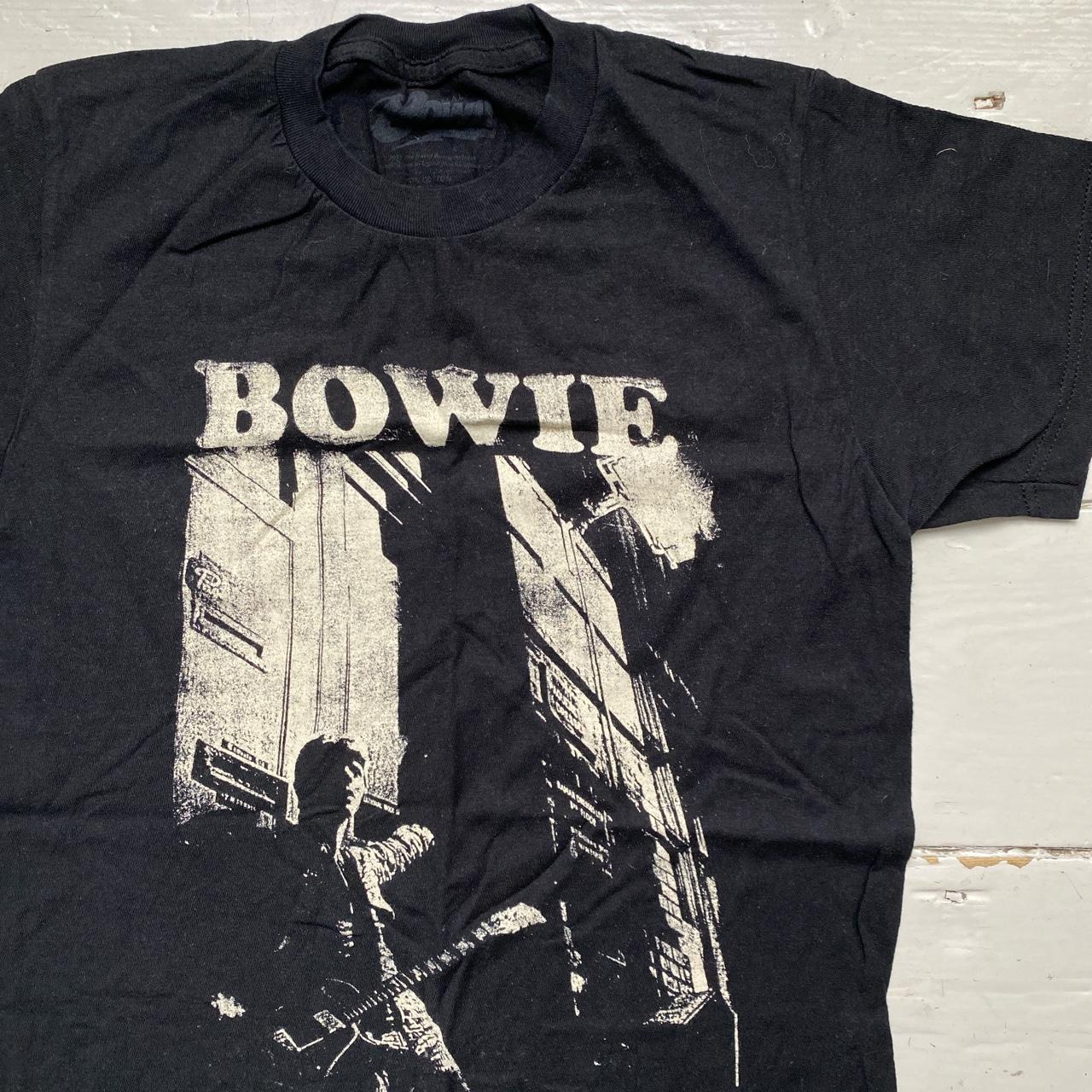 David Bowie Black and White T Shirt