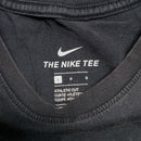 Nike Big Swoosh Black and Blue T Shirt (L)