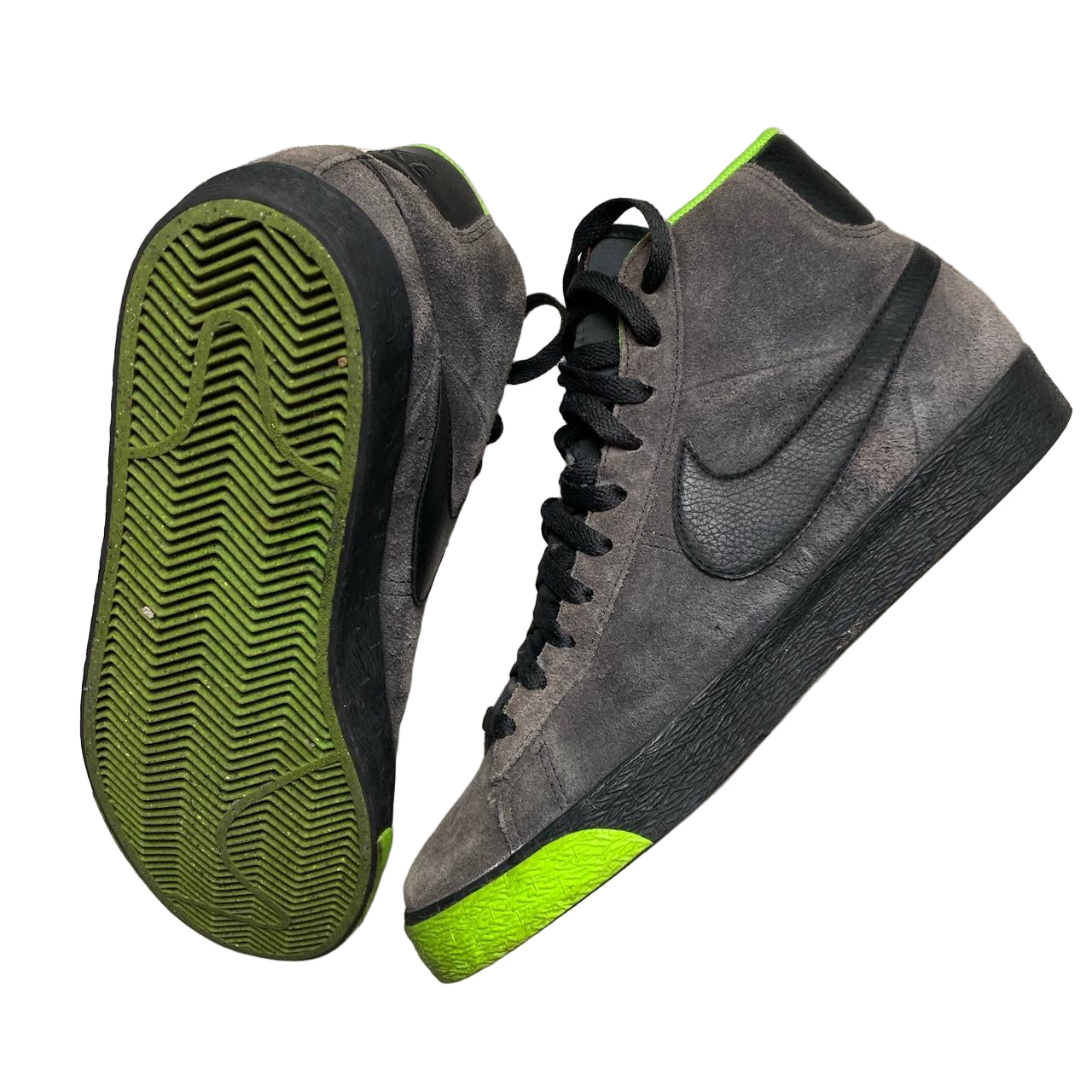 Nike Blazer Grey and Green (UK 10)