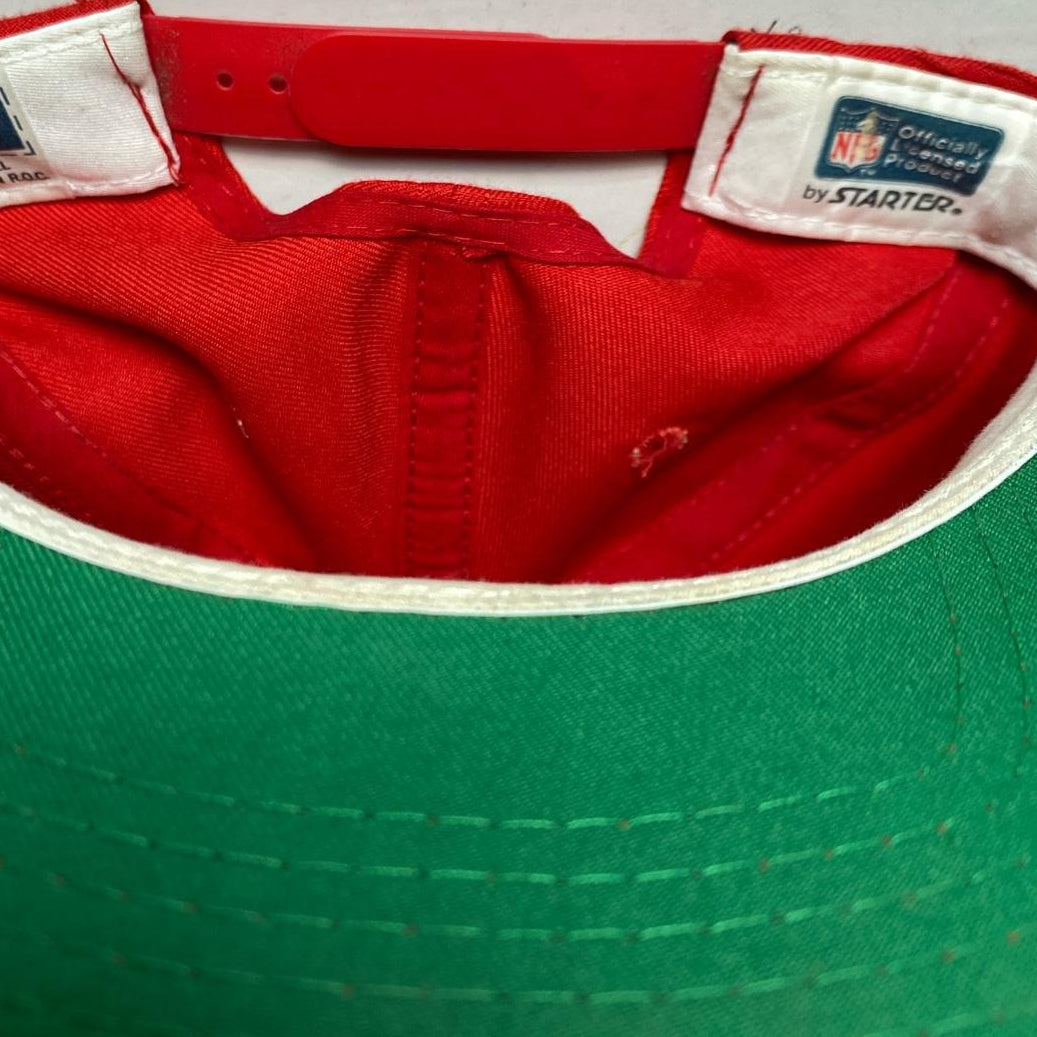 San Fransisco 49ers Vintage 80’s Green Brim Snapback Starter Cap