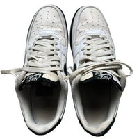 Nike Air Force 1 White and Black (UK 12)