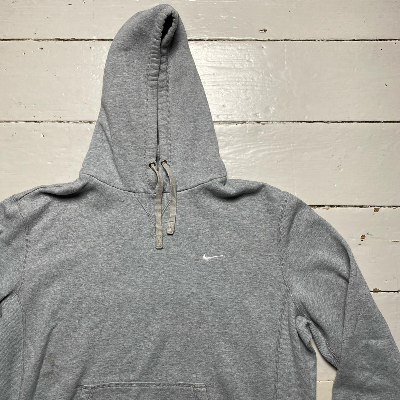 Nike Vintage Swoosh Grey and White Hoodie