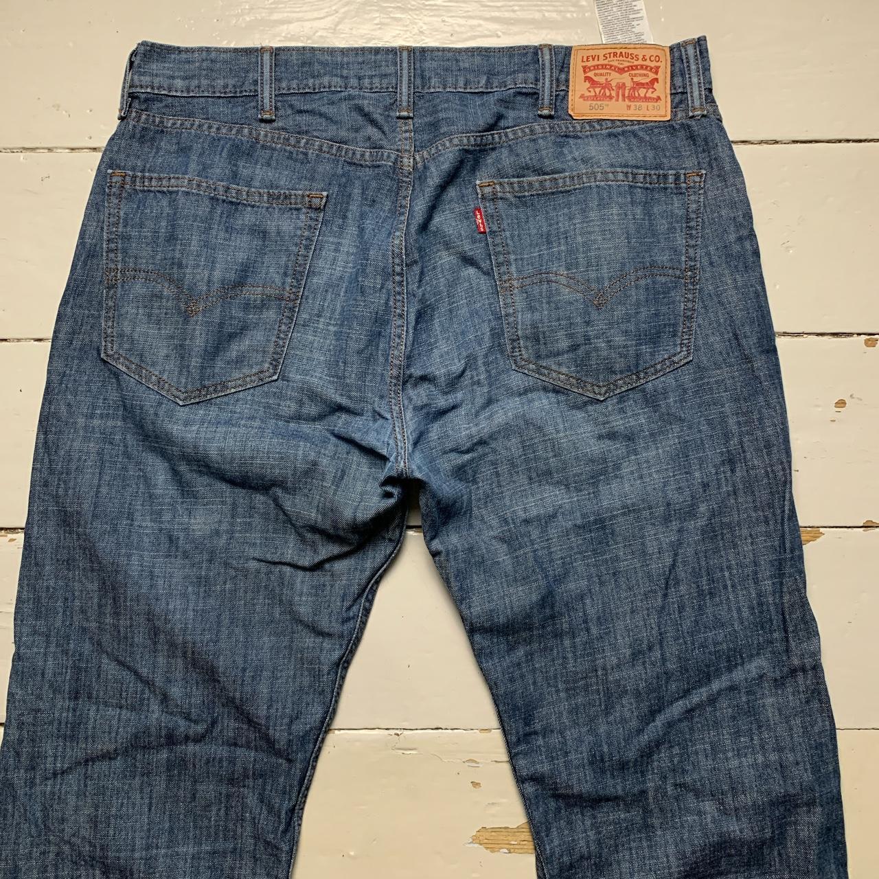 Levis 505 Baggy Navy Blue Jeans