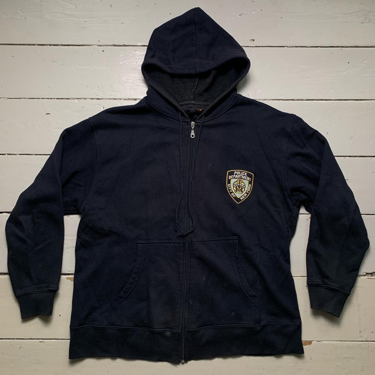 New York Police Department NYPD Vintage Black Hoodie