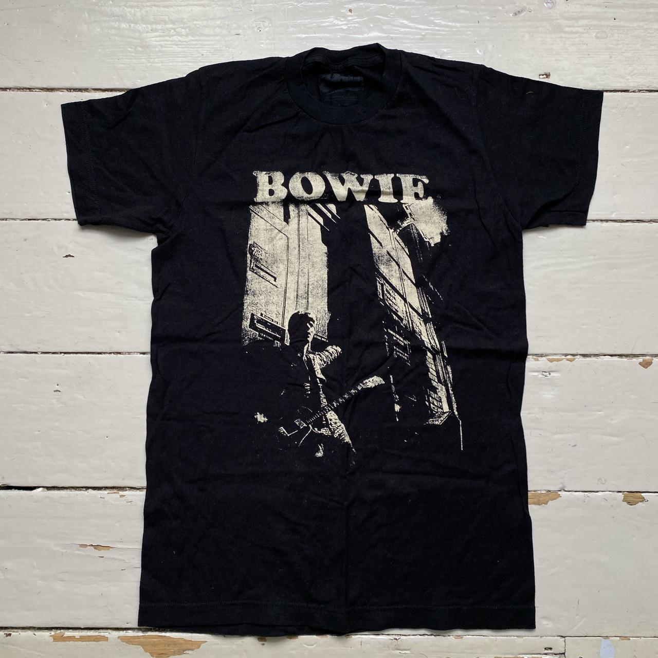 David Bowie Black and White T Shirt