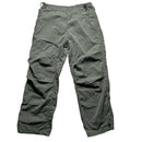 Maharishi Khaki Green Wave and Trees Embroidered Parachute Baggy Cargo Trousers (32W)