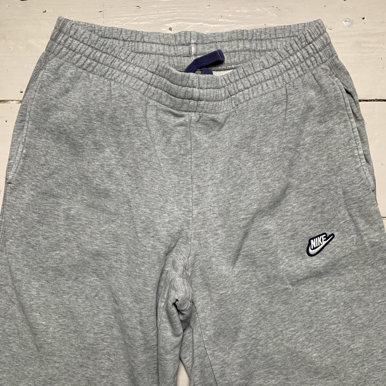 Nike Swoosh Vintage Baggy Grey and White Joggers