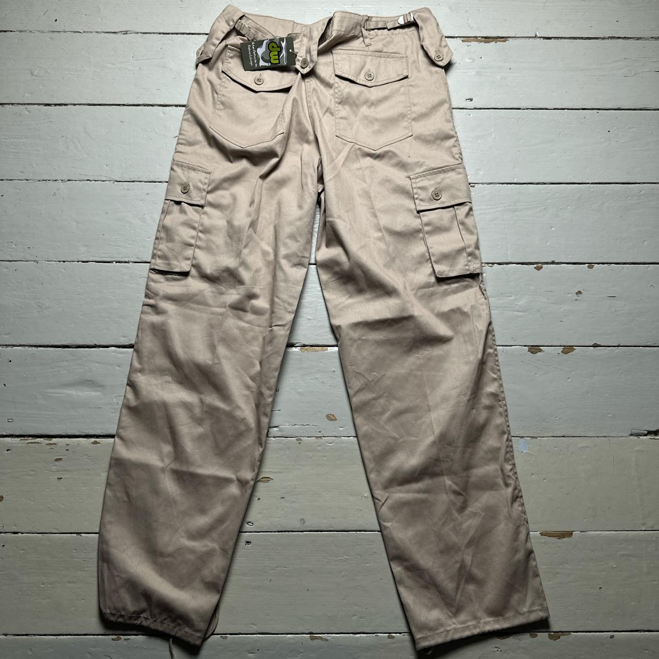 Beige Khaki Cargo Trousers Dallas Wear