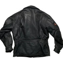Harley Davidson Vintage Black Leather Motorcycle Jacket (L)
