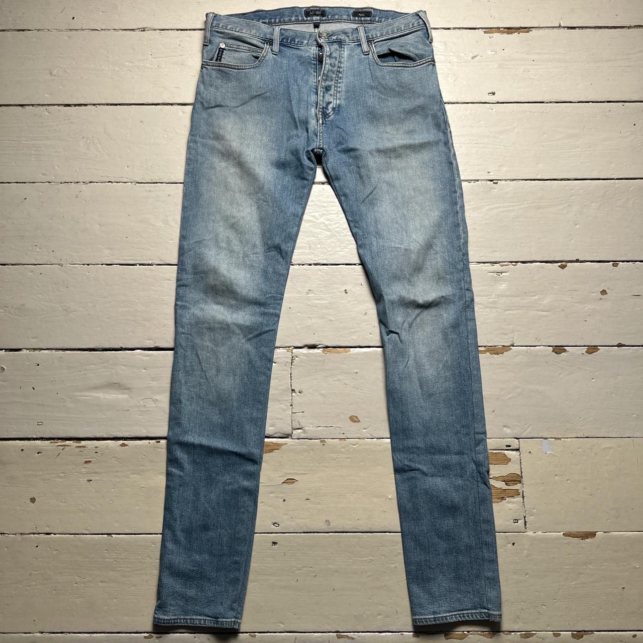 Armani J21 Slim Light Blue Jeans