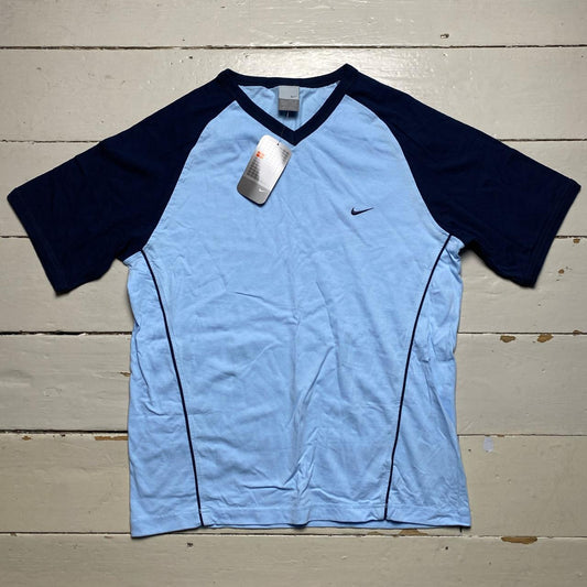 Nike Swoosh Vintage Baby Blue T Shirt