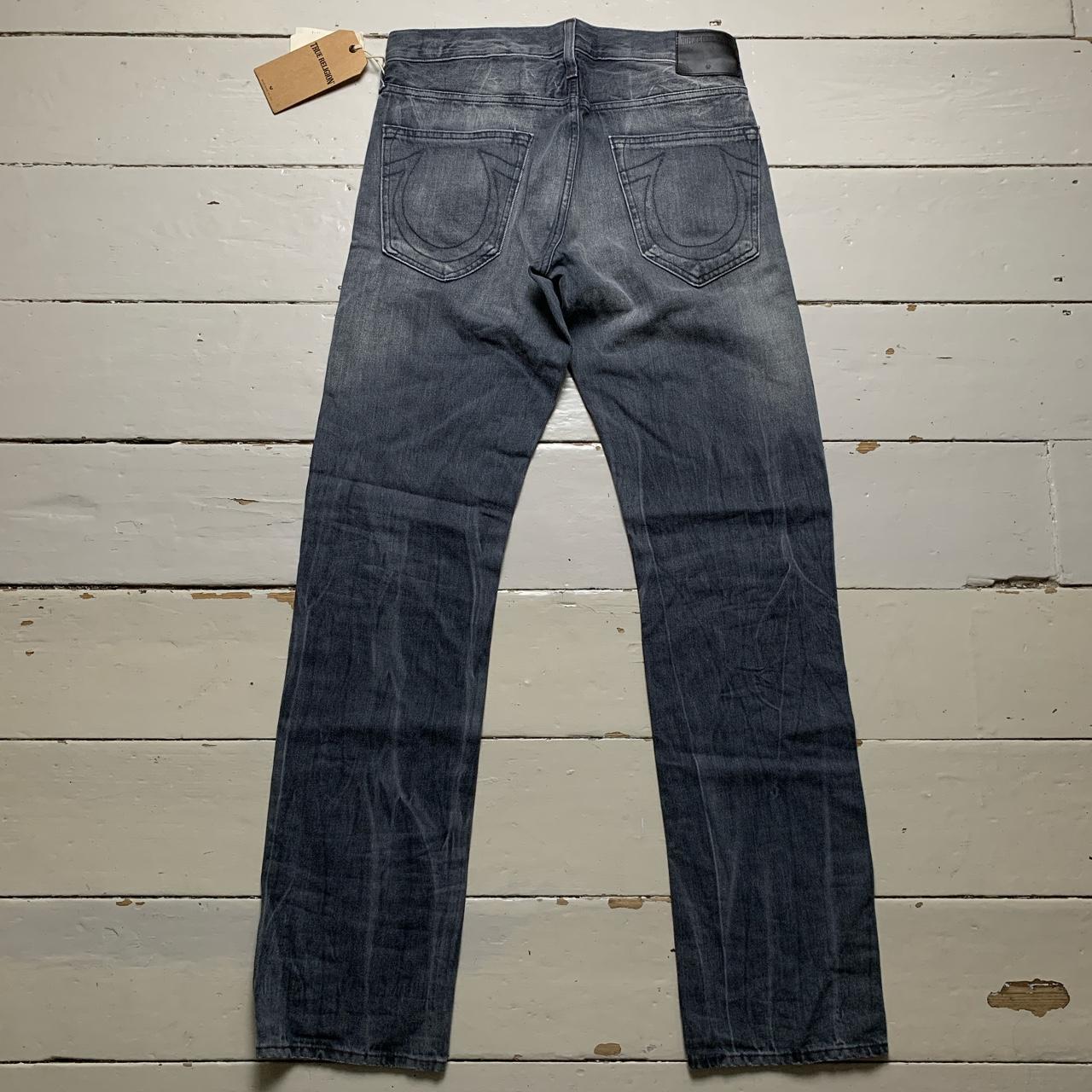 True Religion Grey Stitch Jeans