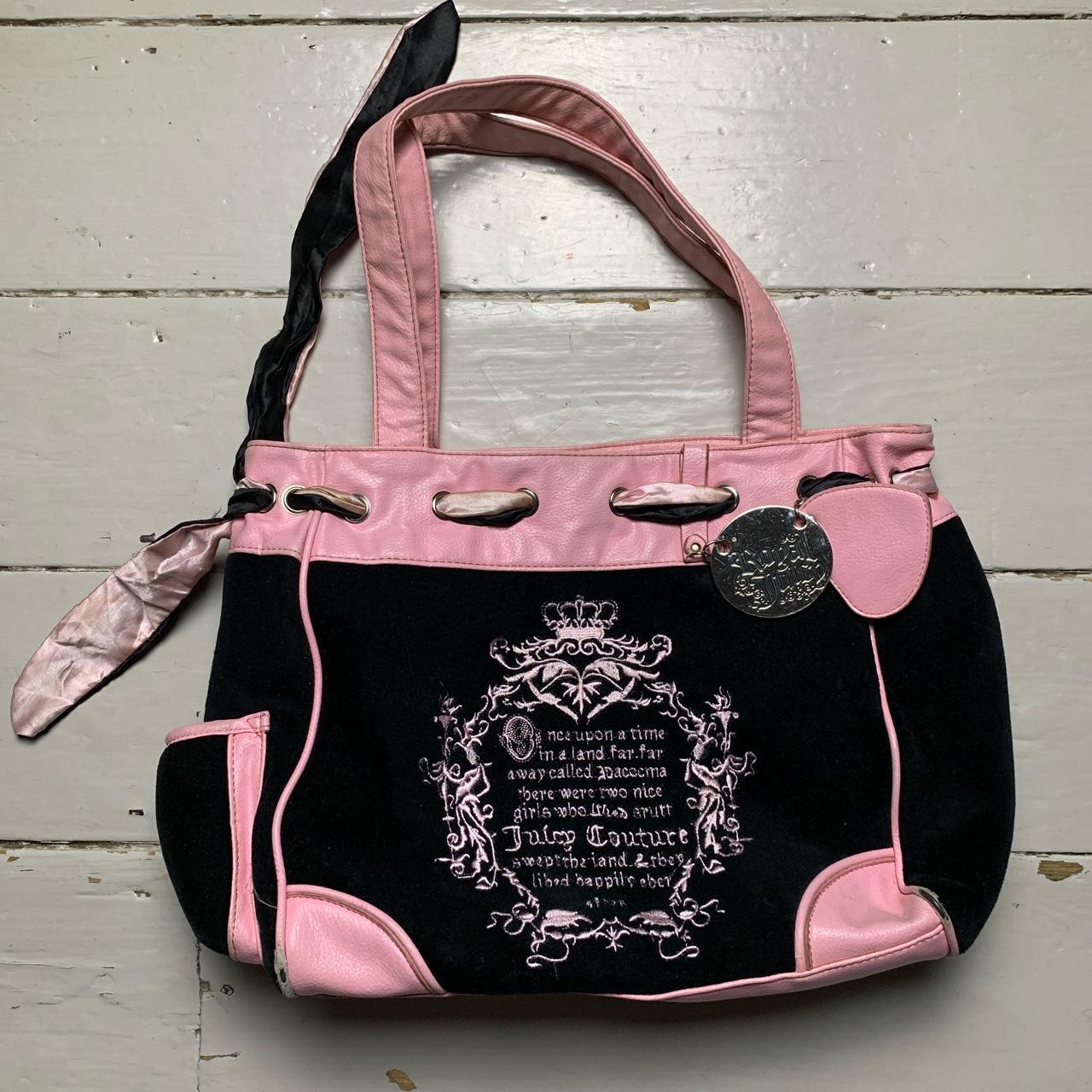 Juicy Couture Velour Bag Brown and Pink