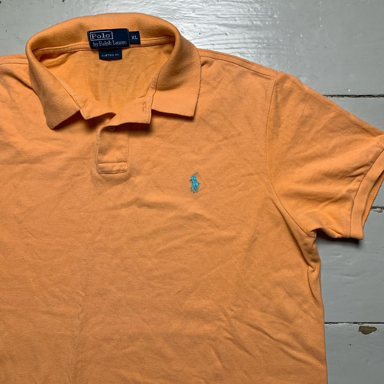 Polo Ralph Lauren Salmon Orange and Blue Polo