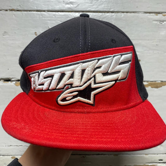 Allstars Black Red and White Fitted Adjustable Fit Cap