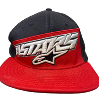 Allstars Black Red and White Fitted Adjustable Fit Cap