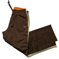 Puma Vintage Brown and Cream Track Pant Joggers (L)