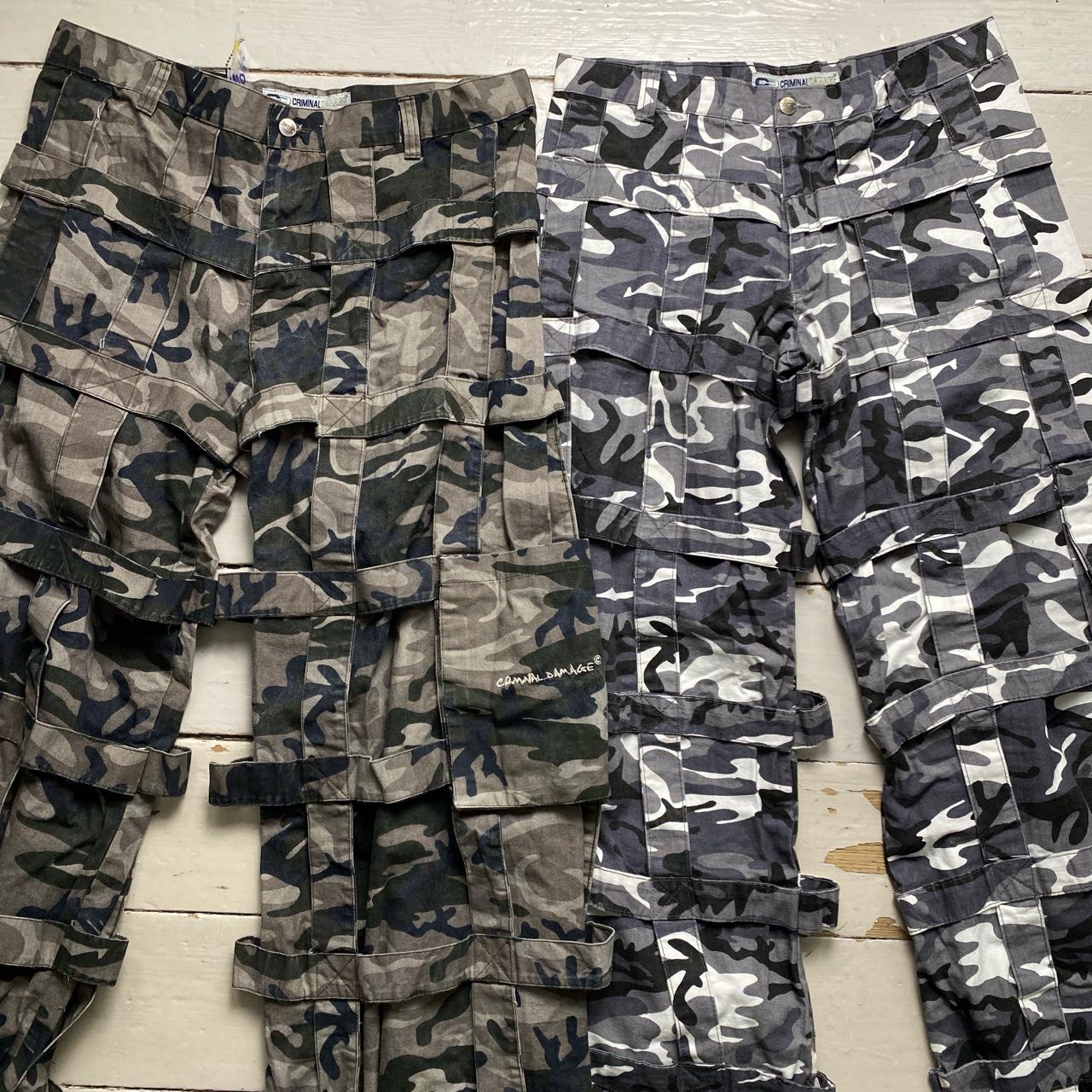Criminal Damage Double Cargo Trousers